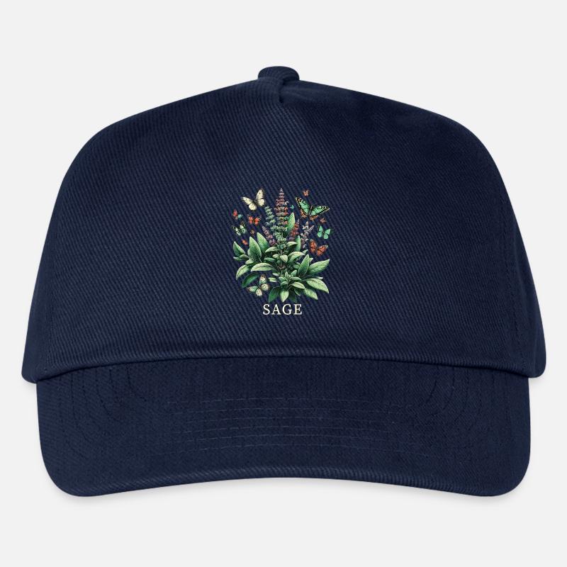 Kräuter Kräuterkundige Pflanze Gartenarbeit Gärtner Botanisch - Kinder Basecap - Navy