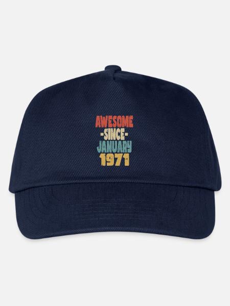 Fantastischer Januar 1971 - Kinder Basecap - Navy