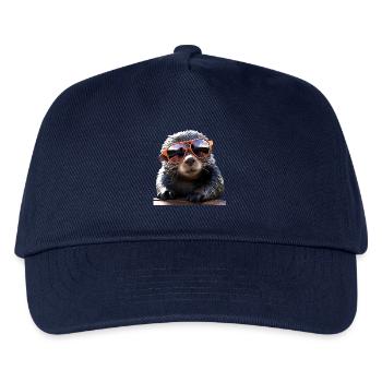 Mole with sunglasses Love Cute Moles - Kids’ Baseball Cap - navy - Front