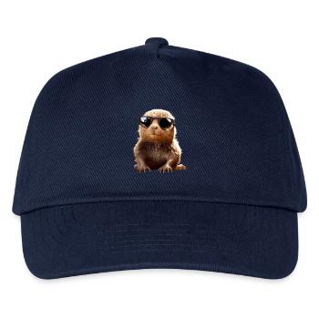 Mole with sunglasses Love Cute Moles - Kids’ Baseball Cap - navy - Front
