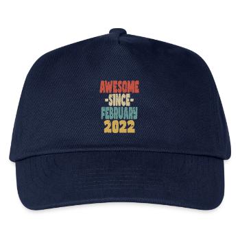 Fantastischer Februar 2022 - Kinder Basecap - Navy - Vorne