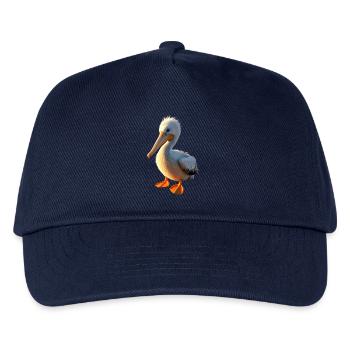 Pelikan Wasservogel Pelican Geschenk Süße Pelikane - Kinder Basecap - Navy - Vorne