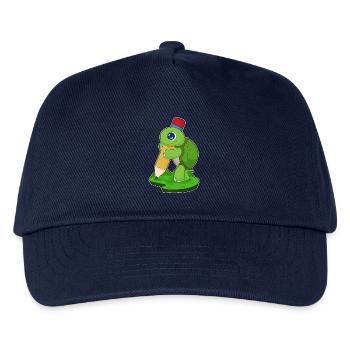 Turtle Pupil Pencil School - Kids’ Baseball Cap - navy - Front