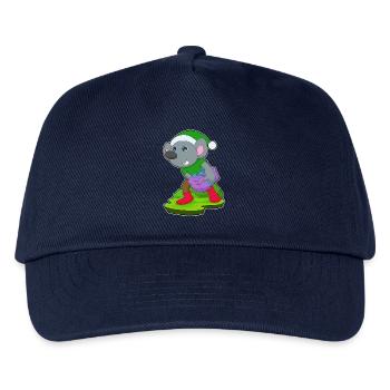 Maus Weihnachten Paket - Kinder Basecap - Navy - Vorne