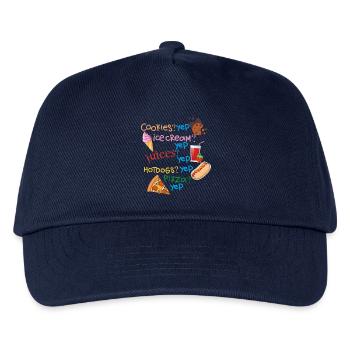Funny sayings for birthday - Kids’ Baseball Cap - navy - Front