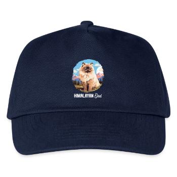 Chat de l’Himalaya Colourpoint Katze - Casquette de baseball Enfant - marine - Devant