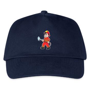 Pompiers Jeune pompier - Casquette de baseball Enfant - marine - Devant