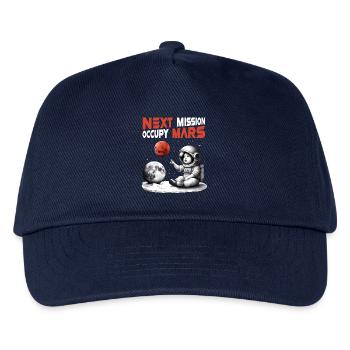 Raumfahrt Roter Planet, Next Mission – Occupy Mars - Kinder Basecap - Navy - Vorne