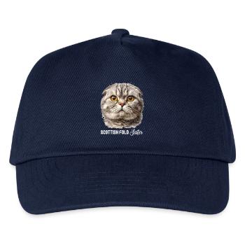 Scottish Fold Kitten Scottish Fold Cat - Kids’ Baseball Cap - navy - Front