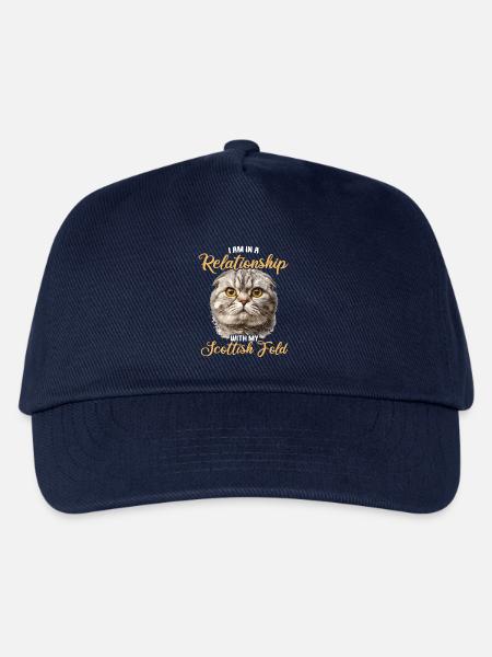 Scottish Fold Kätzchen Scottish Fold Katze - Kinder Basecap - Navy