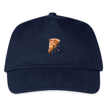Leckere Pizza Salami Für Dich - Kinder Basecap - Navy - Vorne