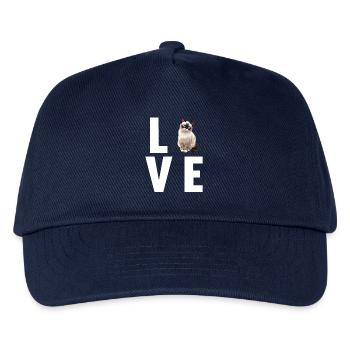Chaton raquette Chat raquette - Casquette de baseball Enfant - marine - Devant