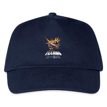 Astronaut im Sprayer-Splash Techno - Kinder Basecap - Navy - Vorne