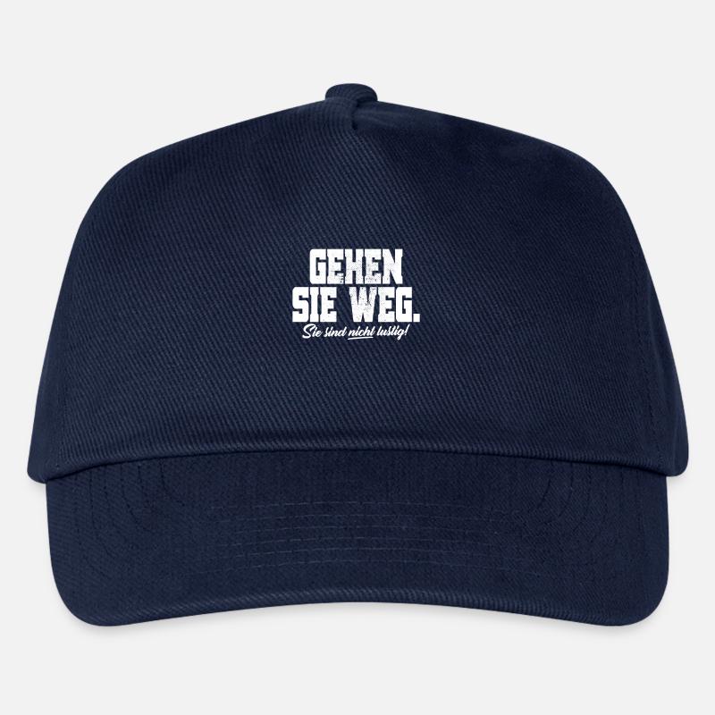 Gehen Sie Weg Sie Sind Nicht Lustig Joke Sarkasmus - Kinder Basecap - Navy