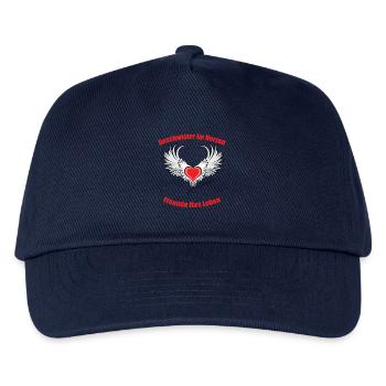 Siblings at heart, friends for life - Kids’ Baseball Cap - navy - Front