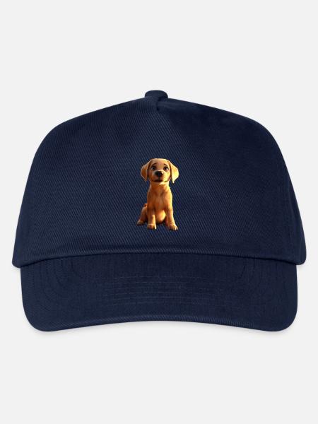 Labrador Retriever Hund Liebe Junge Süße Labradore - Kinder Basecap - Navy