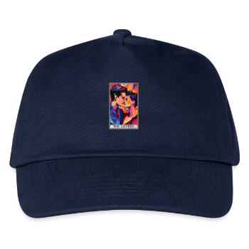 Tarot Cards Tarot Card The Lovers The Lovers - Kids’ Baseball Cap - navy - Front