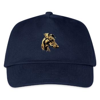 Greyhound Dog Lover Hunting Dog Love Greyhound - Kids’ Baseball Cap - navy - Front