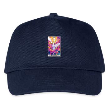Tarotkarten Tarotkarte 20 Judgment Gericht - Kinder Basecap - Navy - Vorne