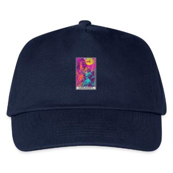 Tarotkarten Tarotkarte 20 Judgment Gericht - Kinder Basecap - Navy - Vorne