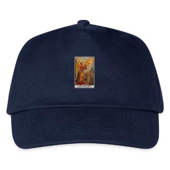 Tarotkarten Tarotkarte 20 Judgment Gericht - Kinder Basecap - Navy - Vorne