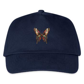 Butterfly Wings Colorful Butterfly Butterflies - Kids’ Baseball Cap - navy - Front
