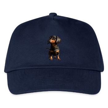 Teckel, Teckel, Teckel miniature, Dachshund Club, Teckel - Casquette de baseball Enfant - marine - Devant