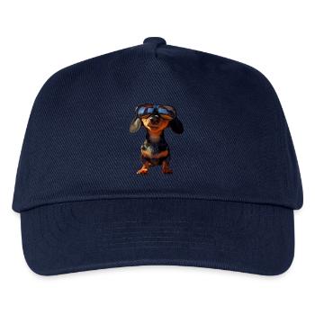 Teckel, Teckel, Teckel miniature, Dachshund Club, Teckel - Casquette de baseball Enfant - marine - Devant