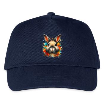 Kaninchen - Kinder Basecap - Navy - Vorne