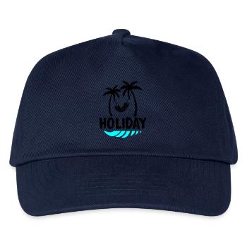 palms relax holiday - Kinder Basecap - Navy - Vorne