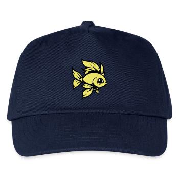 Goldfish Fish Comic Animal - Kids’ Baseball Cap - navy - Front