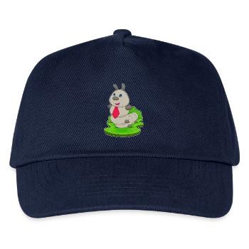 Cravate chenille - Casquette de baseball Enfant - marine - Devant