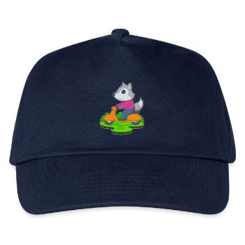 Wolf Motorroller - Kinder Basecap - Navy - Vorne
