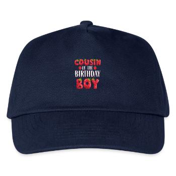 Cousin Of The Birthday Boy Strawberry First Bday - Kids’ Baseball Cap - navy - Front