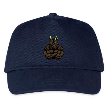 hund stark - Kinder Basecap - Navy - Vorne