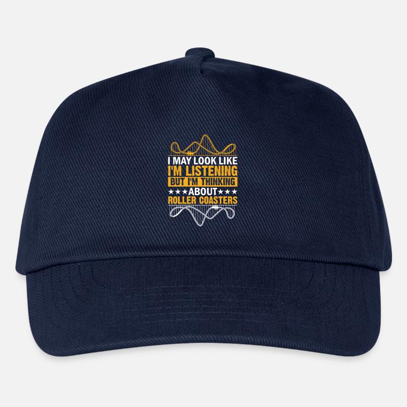 Roller Coaster Theme Park - Kids’ Baseball Cap - navy