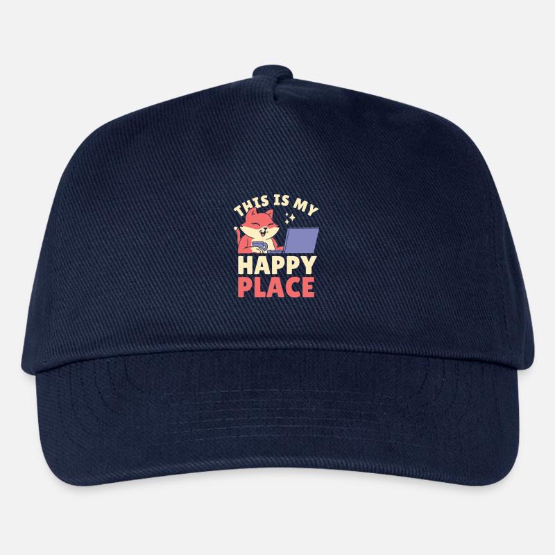 C’est mon endroit heureux - Casquette de baseball Enfant - marine