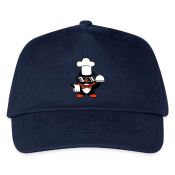 Penguin Chef Chef Chef Hat Cooking Sunglasses - Kids’ Baseball Cap - navy - Front