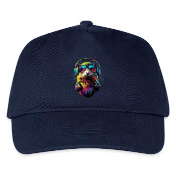 Mole with Sunglasses Love Cute Moles - Kids’ Baseball Cap - navy - Front