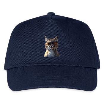 Lynx Wildcat Big Cats Cats Cute Lynx - Kids’ Baseball Cap - navy - Front