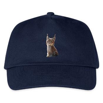 Lynx Wildcat Big Cats Cats Cute Lynx - Kids’ Baseball Cap - navy - Front