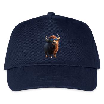 Bison, Bison, Bovins sauvages, Bison, Bison d’Amérique - Casquette de baseball Enfant - marine - Devant