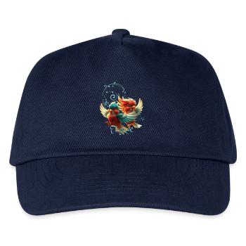 Love melody of tender birds. - Kids’ Baseball Cap - navy - Front