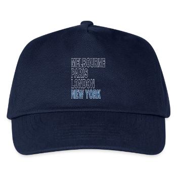 Major Tennis Turnier New York City - Kinder Basecap - Navy - Vorne