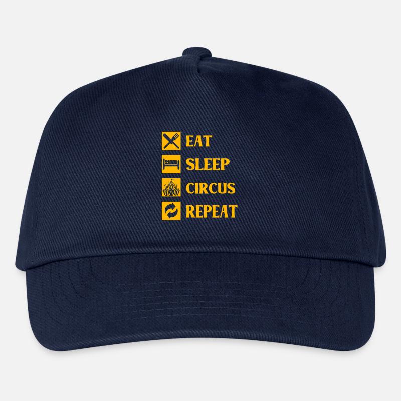 Manger dormir Circus Répéter - Casquette de baseball Enfant - marine