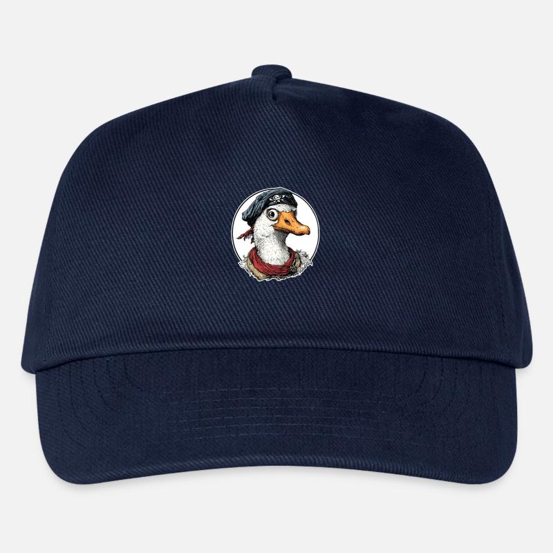 Lustiges Abenteuer: Piraten Gans - Kinder Basecap - Navy