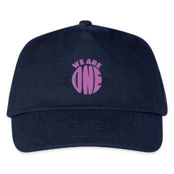 WE ARE ONE (ONE EARTH) - Kinder Basecap - Navy - Vorne