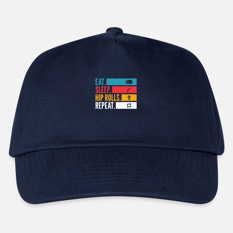 Eat Sleep Hip Rolls Répéter la conception de la danse - Casquette de baseball Enfant - marine