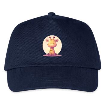 Giraffe for children - Kids’ Baseball Cap - navy - Front