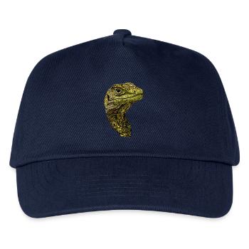 Monitor lizard, reptile, Komodo dragon, banded monitor lizard, lizard - Kids’ Baseball Cap - navy - Front
